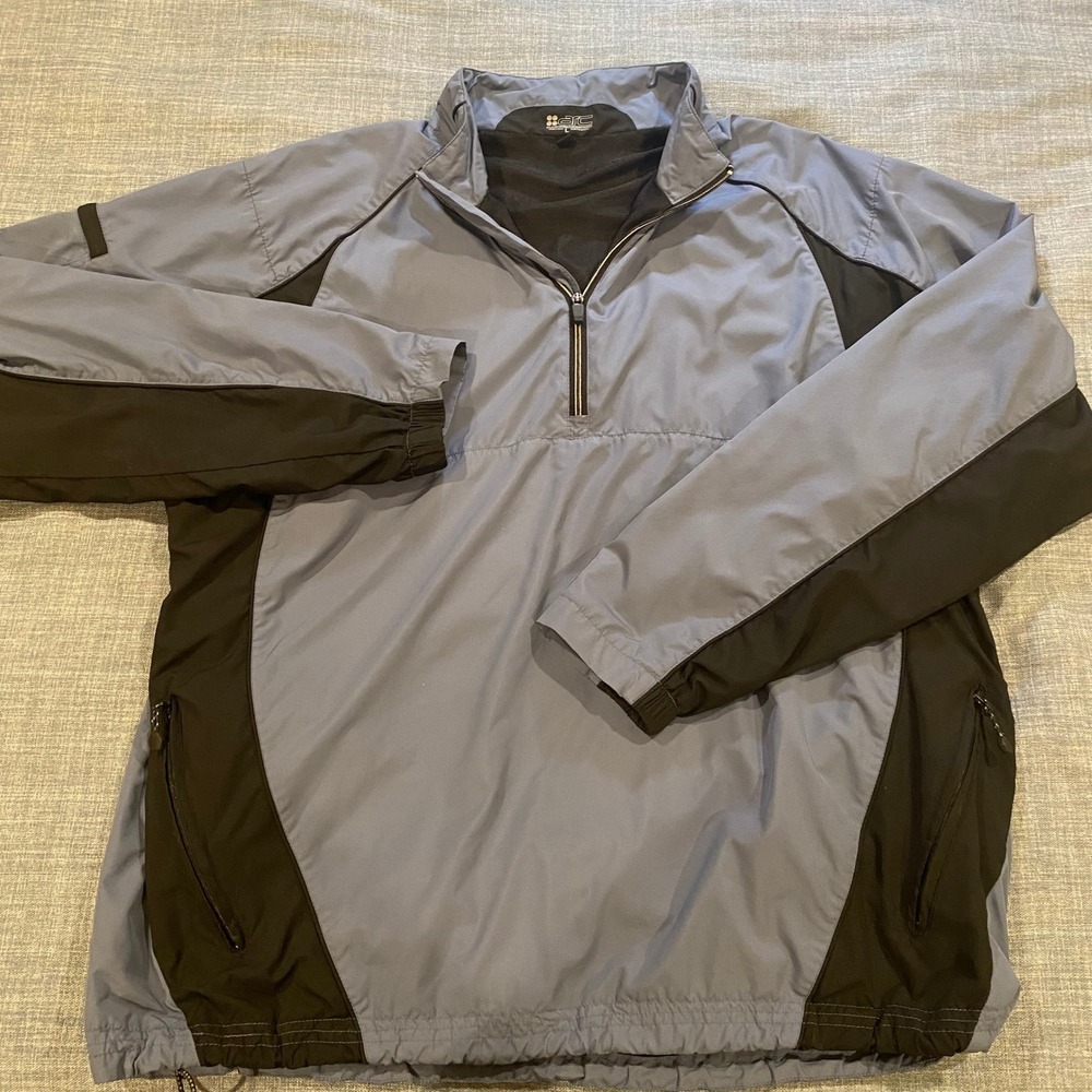 ARC All Climate Reaction Components Mens Pullover Anorak Jacket Size L Gray Hike